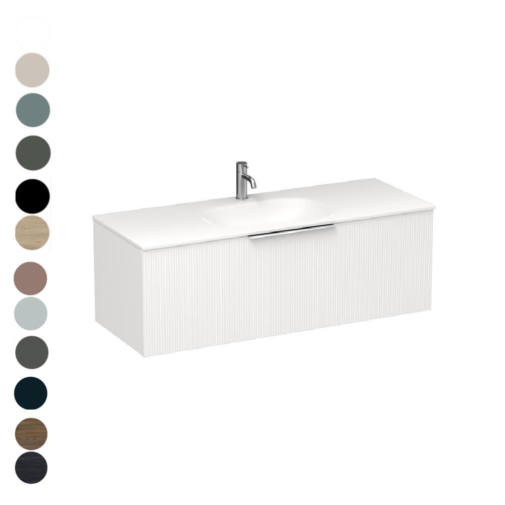 Ava Spio 1200 1 Drawer Vanity Centre Basin