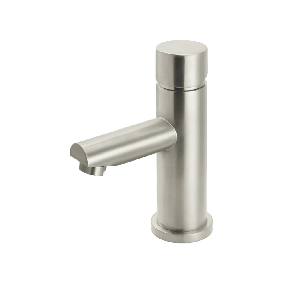 Meir Round Pinless Basin Mixer | Brushed Nickel