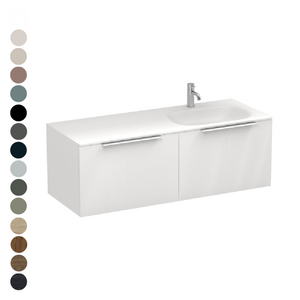 Ava Spio 1200 2 Drawer Vanity Right Basin