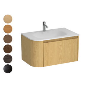 Stanza Curve Spio 750 Right Corner 1 Drawer Vanity