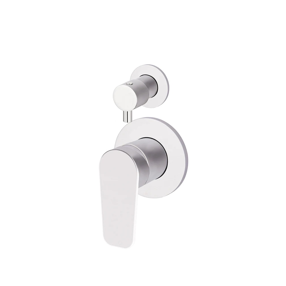 Meir Round Paddle Diverter Mixer | Chrome