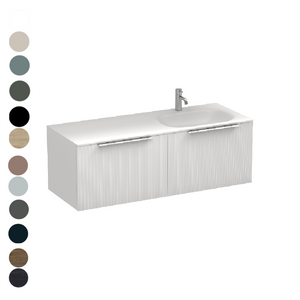 Ava Spio 1200 2 Drawer Vanity Right Basin