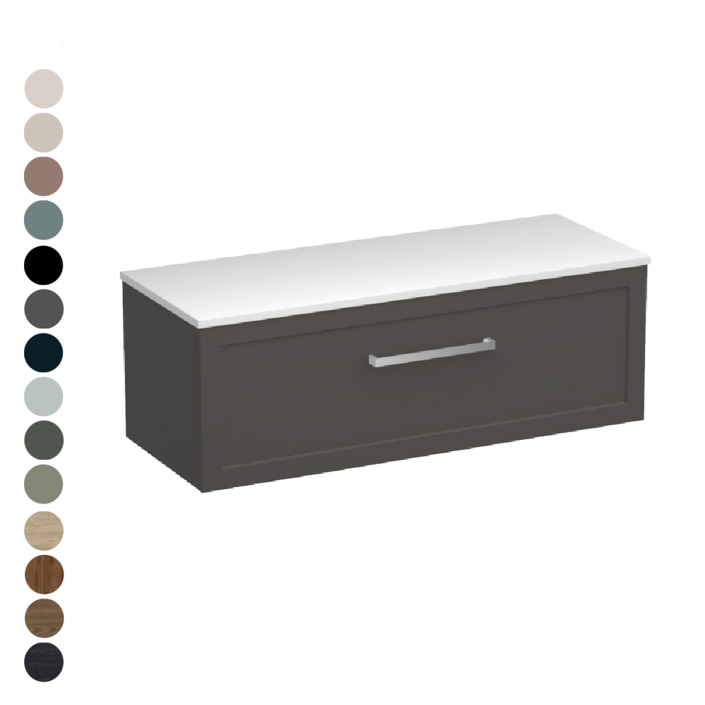 Hampton Opaco 1200 1 Drawer Vanity
