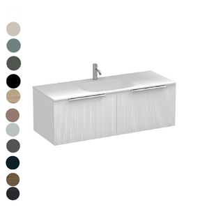 Ava Spio 1200 2 Drawer Vanity Centre Basin