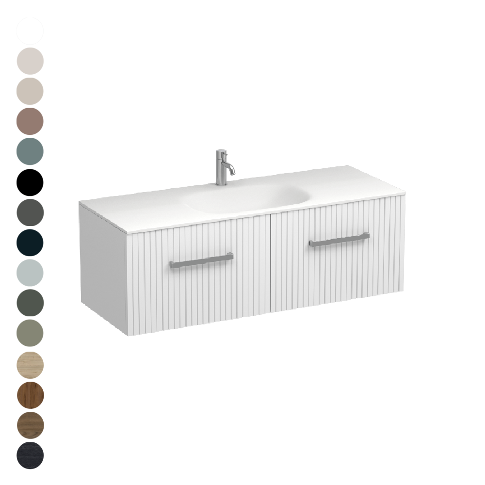 Lima Spio 1200 2 Drawer Vanity Centre Basin