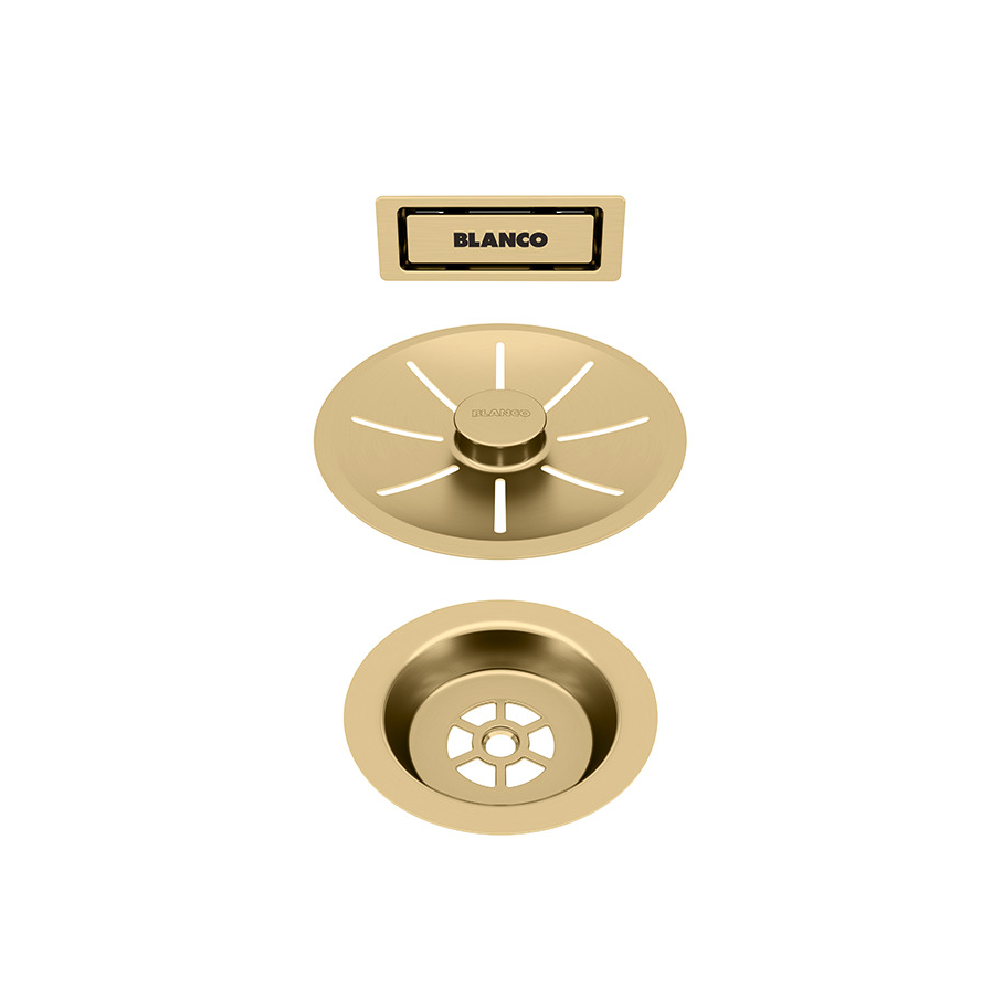 Blanco Single Bowl Waste Kit | Satin Gold