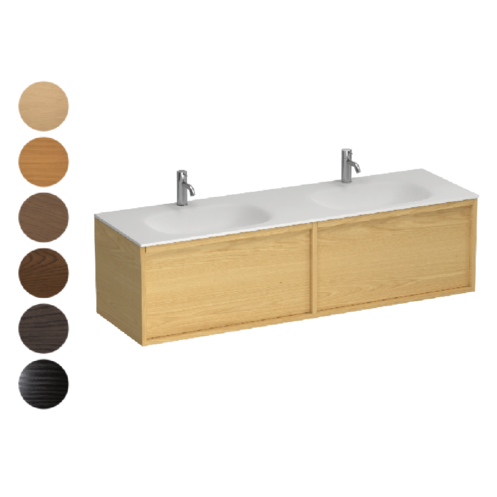 Alma Spio 1500 2 Drawer Vanity Double Basin