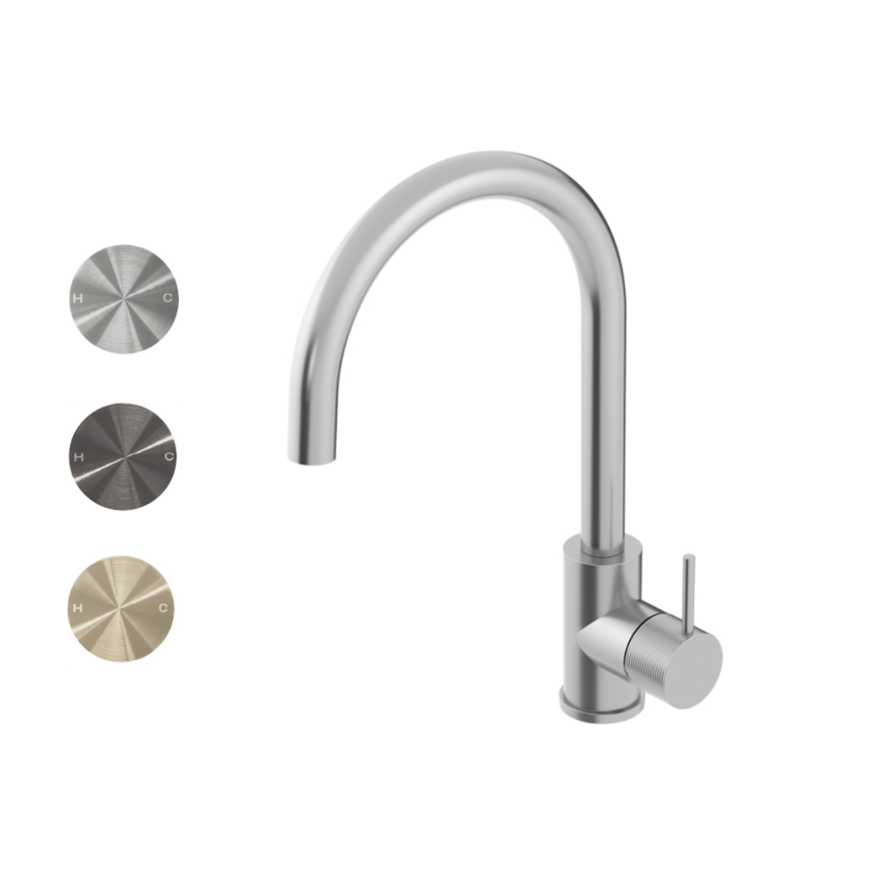 Oli 316 Kitchen Mixer Round Spout with Linea Handle