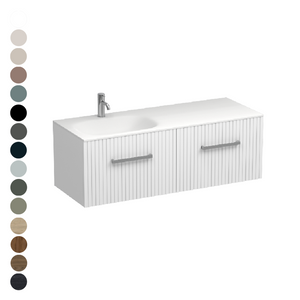 Lima Spio 1200 2 Drawer Vanity Left Basin