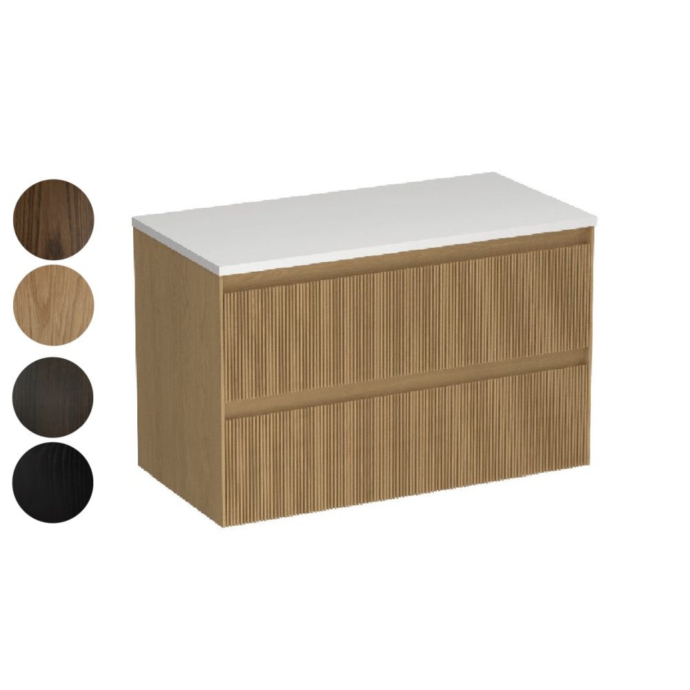 Strata Opaco 900 2 Drawer Vanity