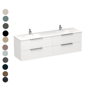 Ava Spio 1800 4 Drawer Vanity Double Basin