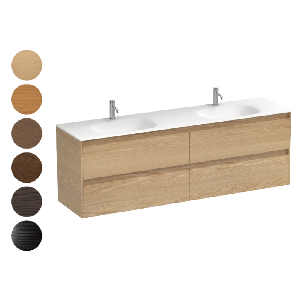 Stanza Spio 1800 4 Drawer Vanity Double Basin
