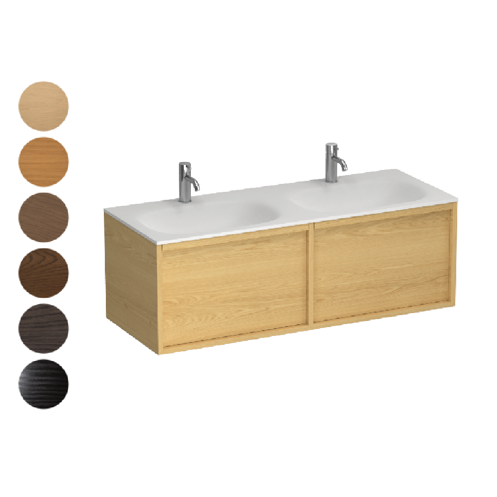 Alma Spio 1200 2 Drawer Vanity Double Basin