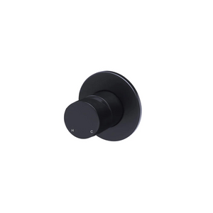 Meir Round Pinless Wall Mixer | Matte Black