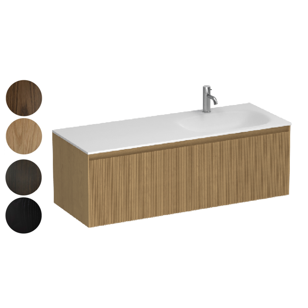 Strata Spio 1200 2 Drawer Vanity Right Basin