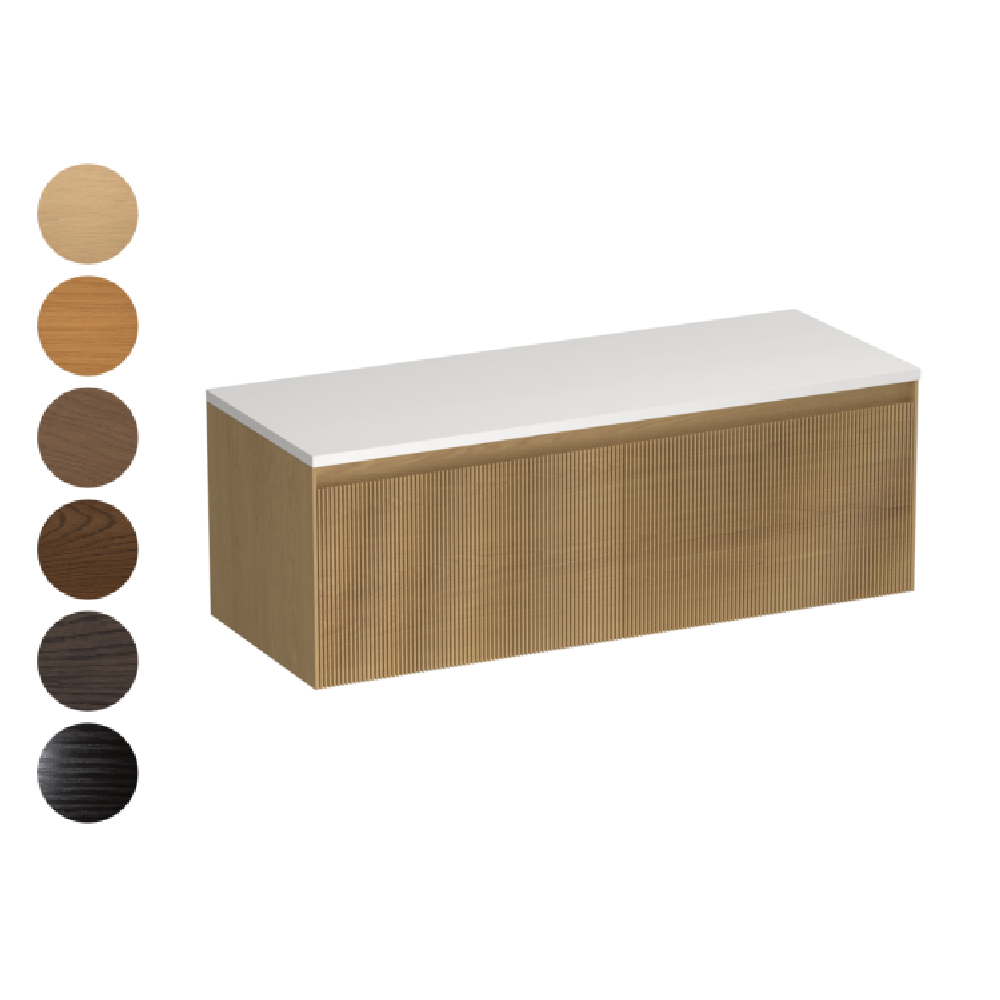 Strata Opaco 1200 2 Drawer Single Vanity
