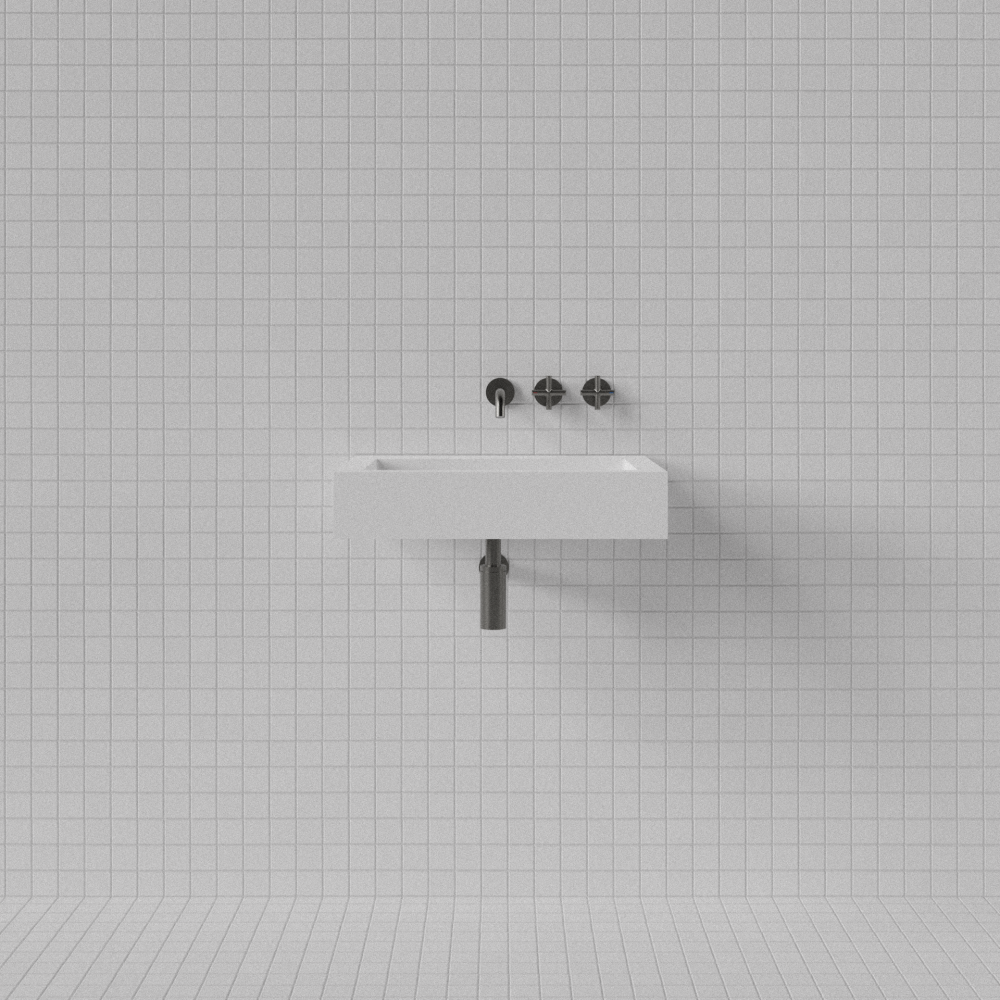 Mains Water Co. | Kubo 600 Wall Basin