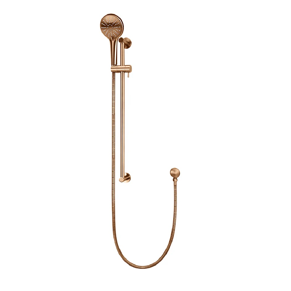 Meir Round 3 Function Slide Shower | Lustre Bronze