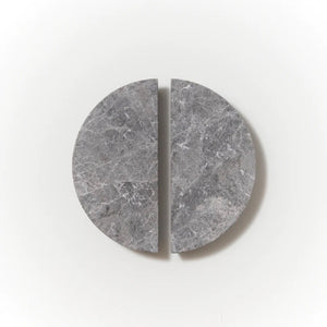 Lo&Co Arc Marble Handle Pair | Tundra Grey