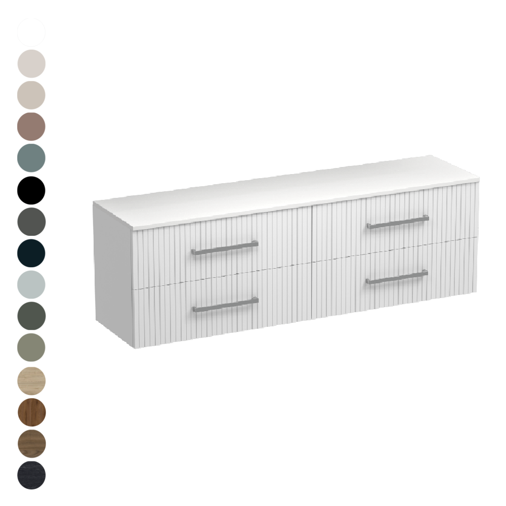 Lima Opaco 1800 4 Drawer Vanity