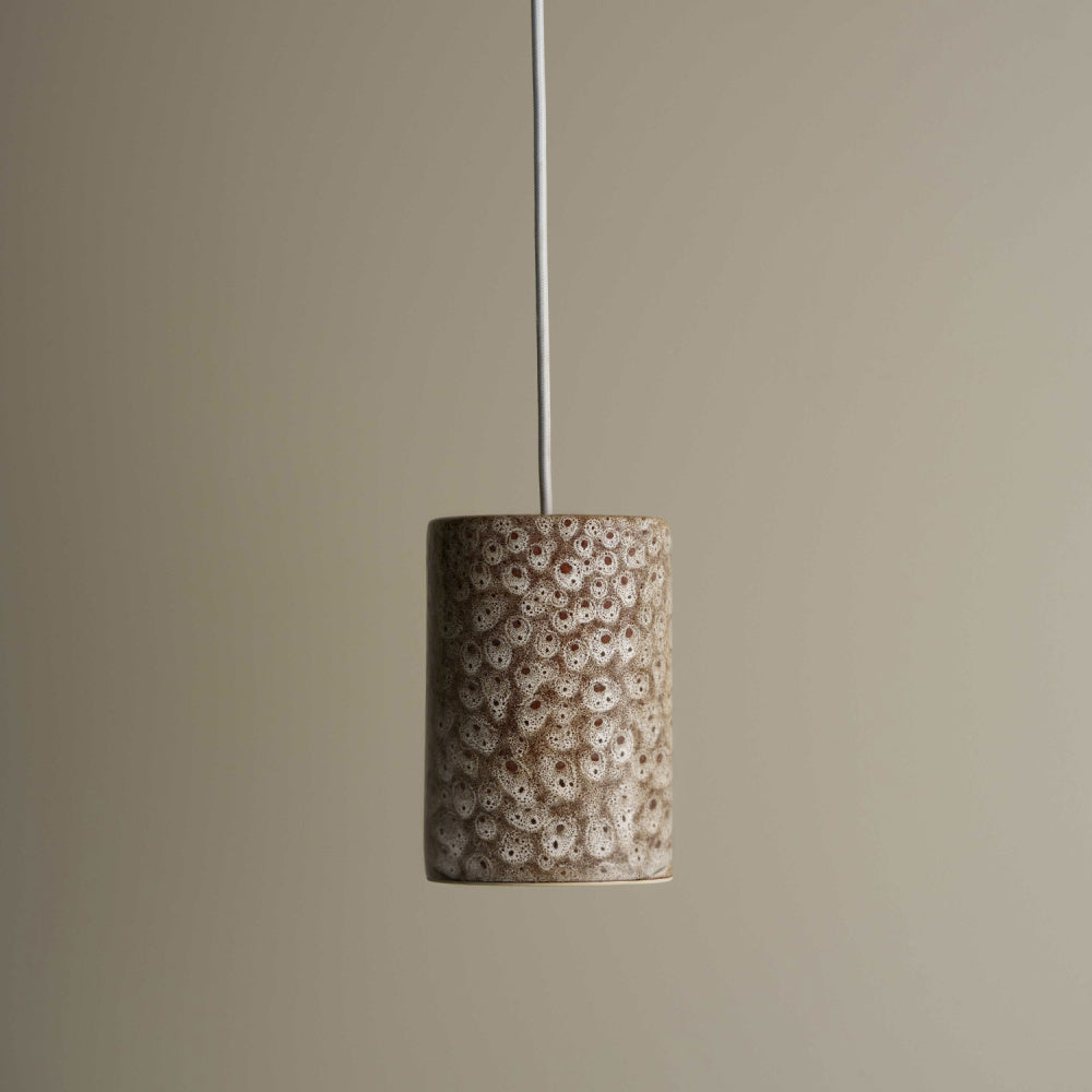 Robert Gordon Small Cylinder Light | White Ochre
