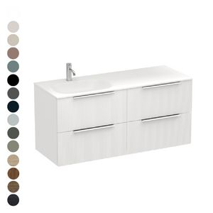 Ava Spio 1200 4 Drawer Vanity Left Basin