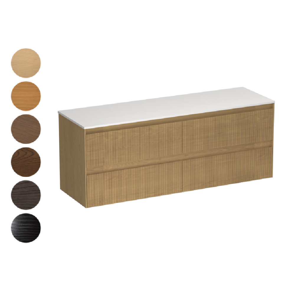 Strata Opaco 1500 4 Drawer Vanity