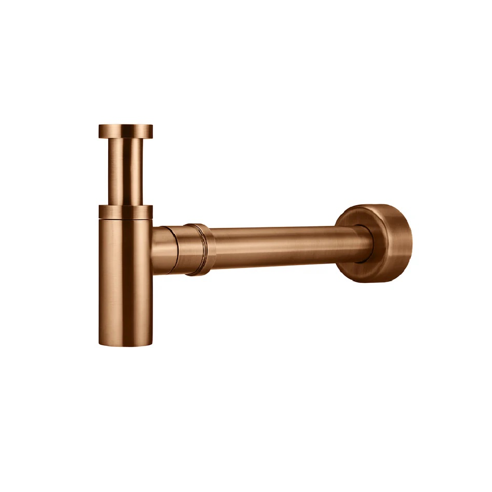 Meir Round Bottle Trap | Lustre Bronze