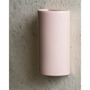 Robert Gordon Cylinder Curved Wall Light | Rose Quartz