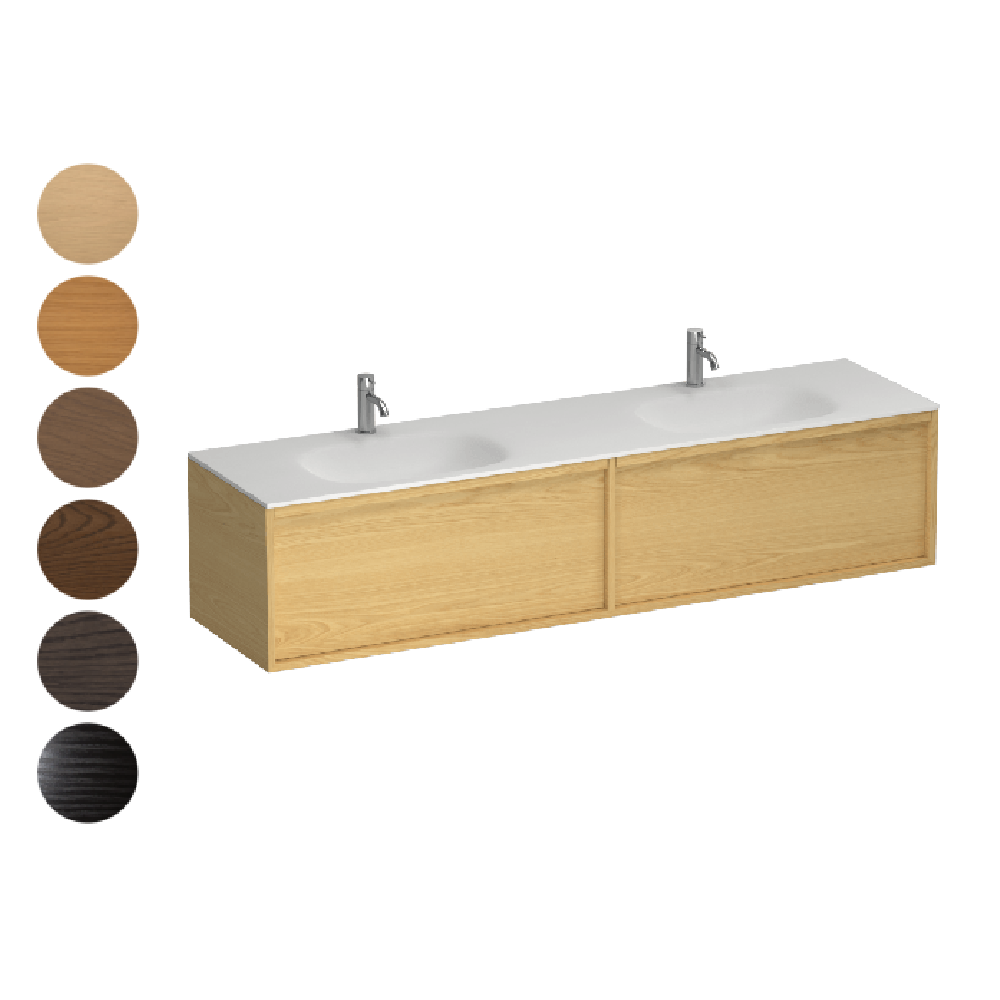 Alma Spio 1800 Double 2 Drawer Vanity