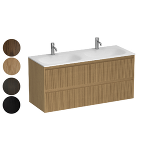 Strata Spio 1200 4 Drawer Vanity Double Basin