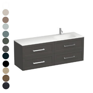 Hampton Spio 1500 4 Drawer Vanity Right Basin