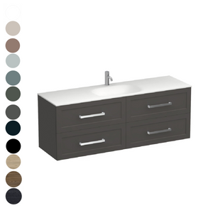 Hampton Spio 1500 4 Drawer Vanity Centre Basin