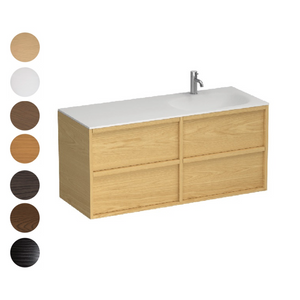 Alma Spio 1200 4 Drawer Vanity Right Basin