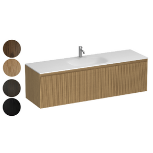 Strata Spio 1500 2 Drawer Vanity Centre Basin