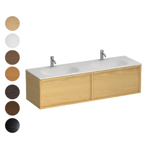 Alma Spio 1500 2 Drawer Vanity Double Basin