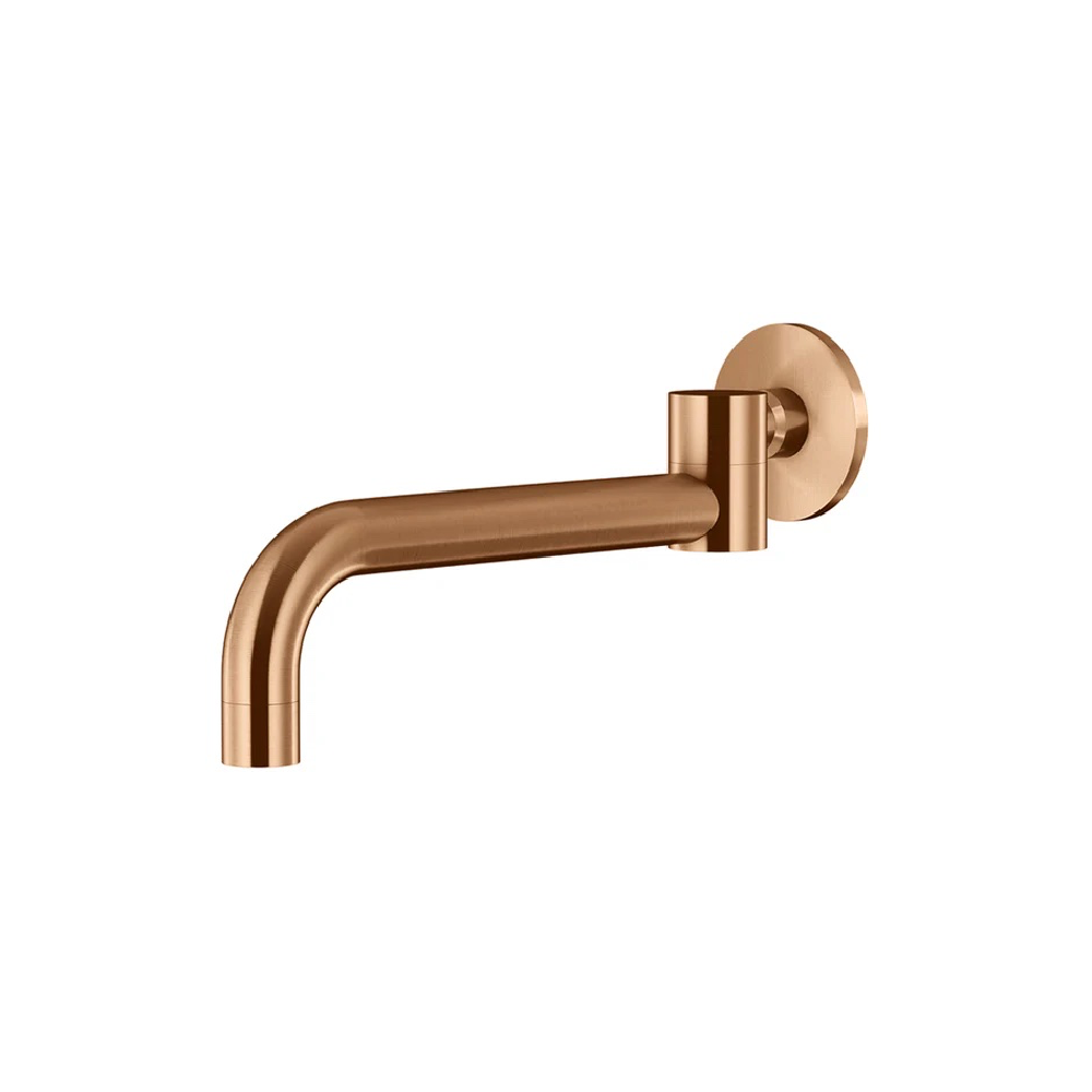 Meir Round Swivel Wall Spout | Lustre Bronze