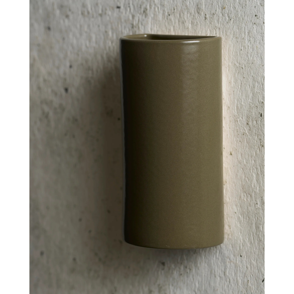 Robert Gordon Cylinder Curved Wall Light | Olive
