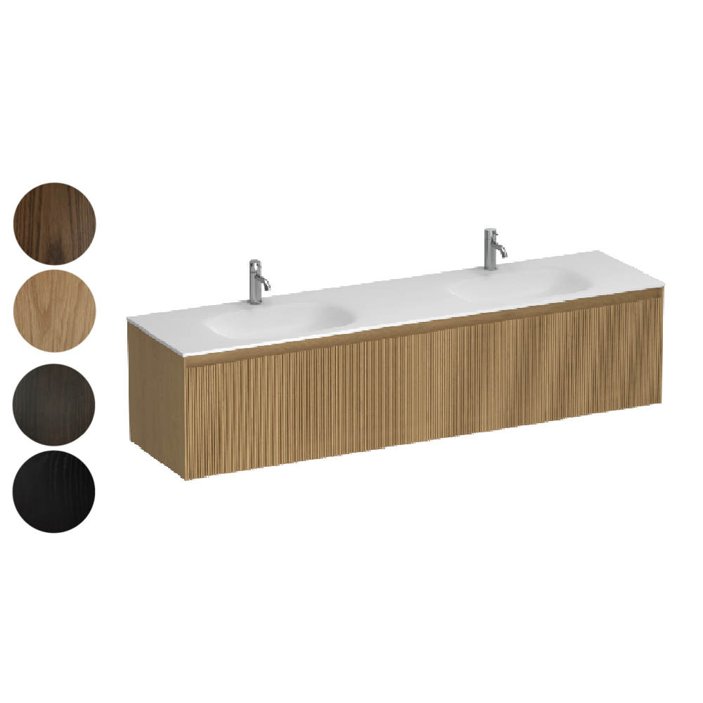 Strata Spio 1800 Double 2 Drawer Vanity