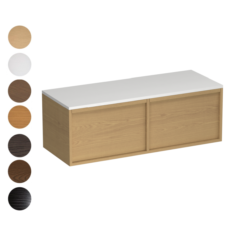 Alma Opaco 1200 2 Drawer Vanity