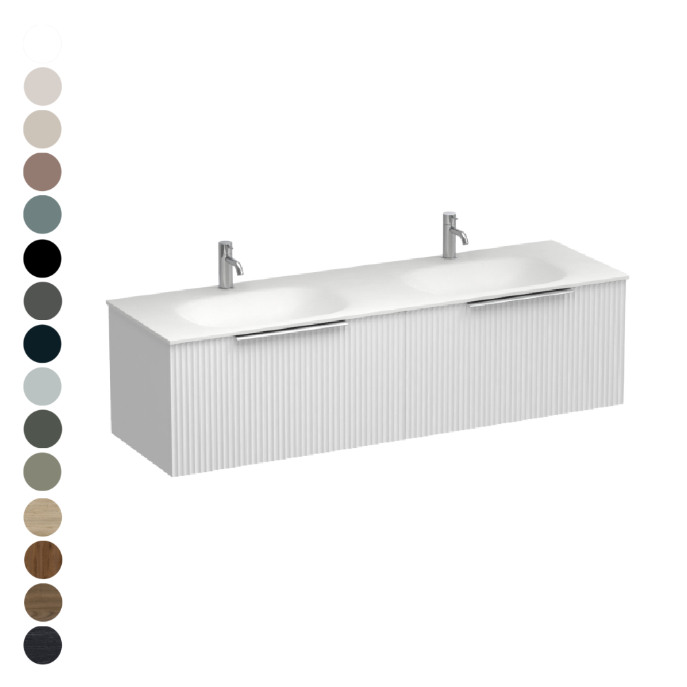 Forma Spio 1500 2 Drawer Vanity Double Basin