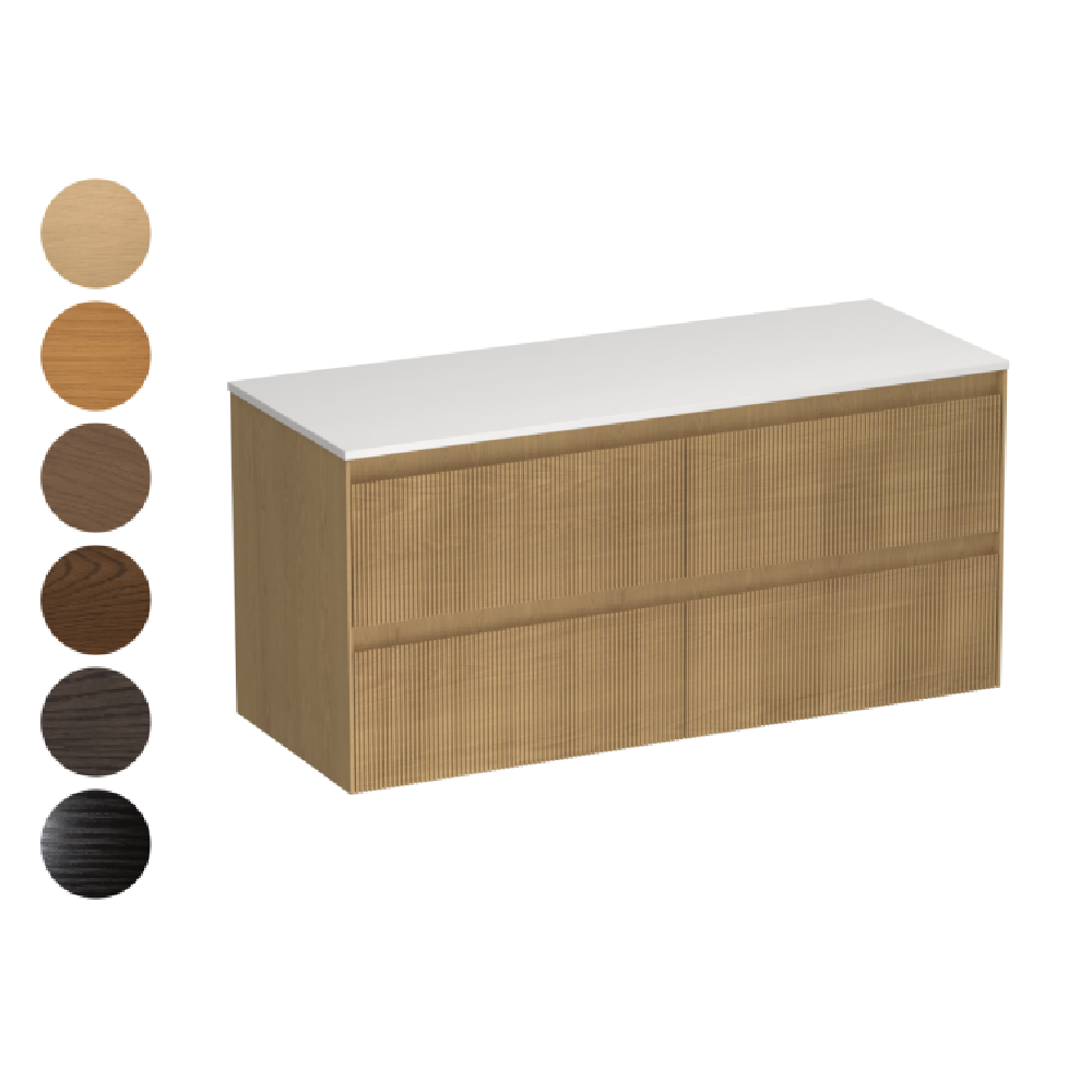 Strata Opaco 1200 4 Drawer Vanity