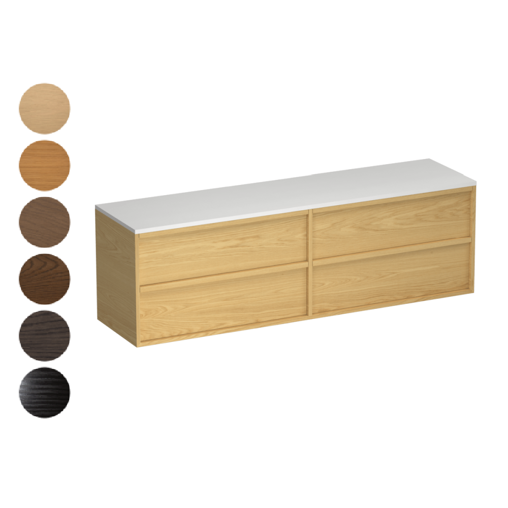 Alma Opaco 1800 4 Drawer Vanity