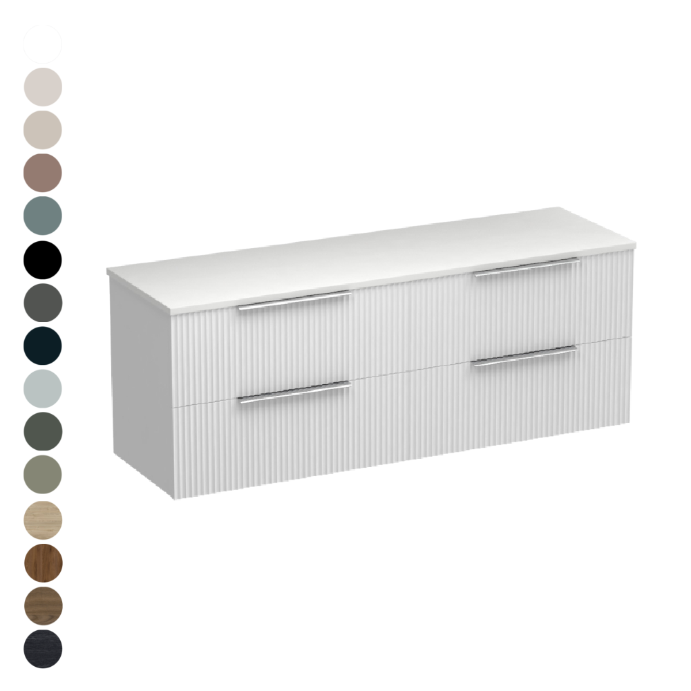Forma Opaco 1500 4 Drawer Vanity
