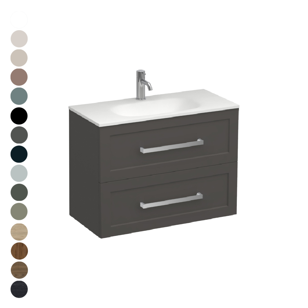 Hampton Spio Slim 750 2 Drawer Vanity
