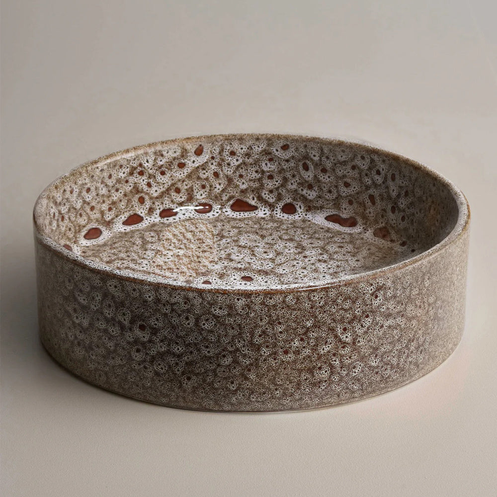 Robert Gordon Clay 400 Round Vessel Basin | White Ochre