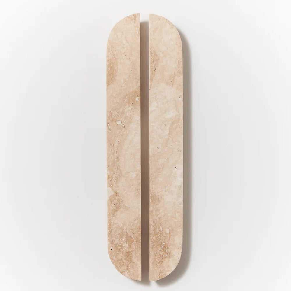 Lo&Co Dot Marble Handle Pull Large | Travertine