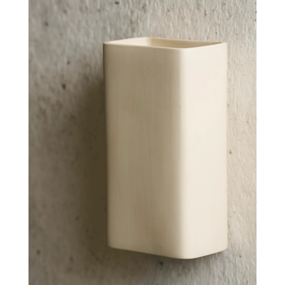 Robert Gordon Square Box Wall Light  | Bone