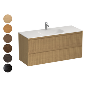 Strata Spio 1200 4 Drawer Vanity Centre Basin