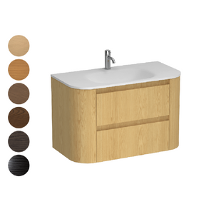Stanza Curve Spio 900 2 Drawer Vanity